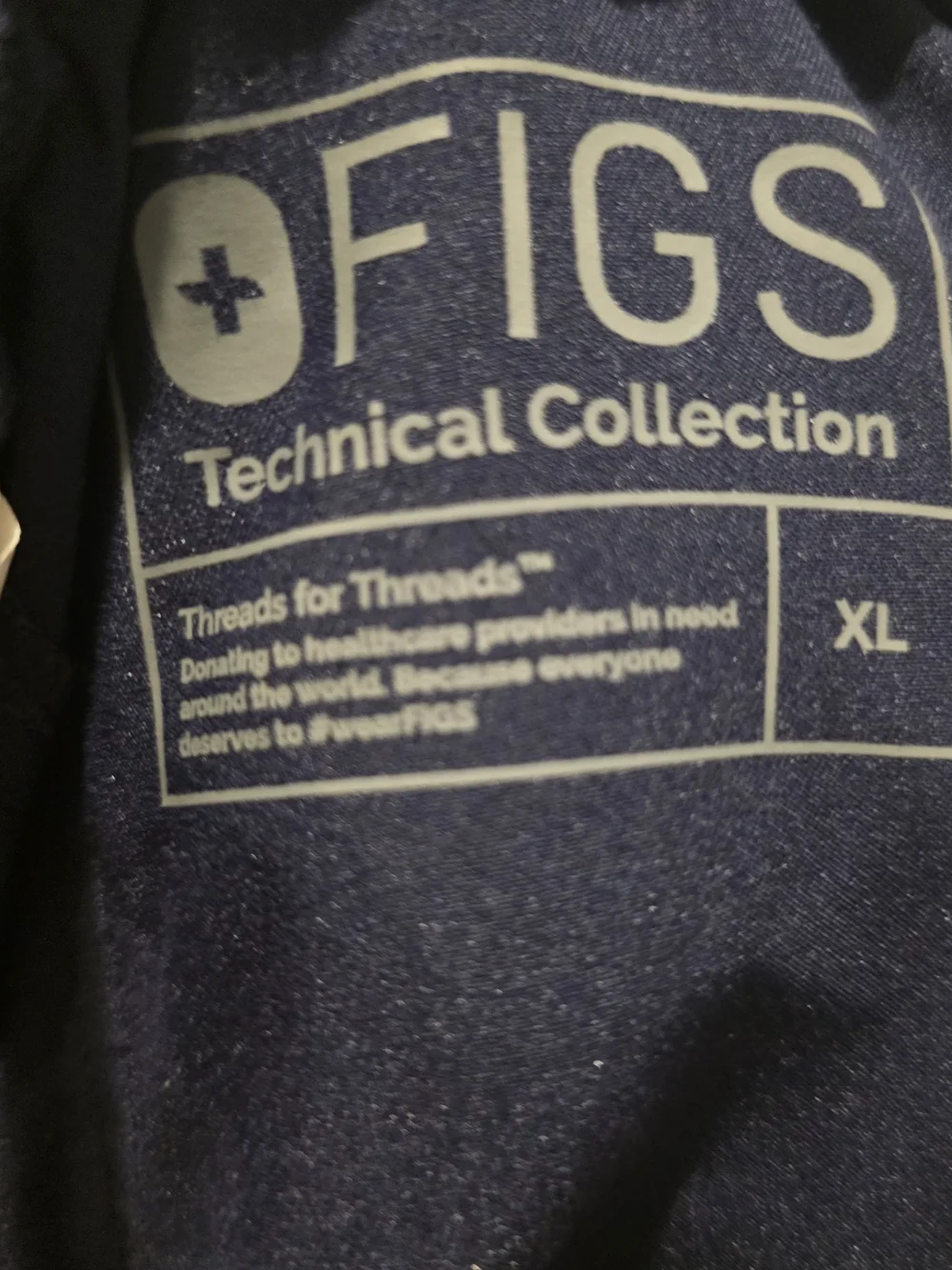 Figs Technical Collection Scrub Pants XL Navy Medical Healthcare Pockets